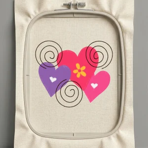 Дизайн машинной вышивки. Любовь (Размер 92x79мм). Форматы: DST PES JEF VP3 EXP XXX . Стежков: 8429