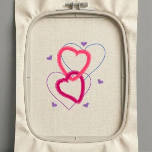 Дизайн машинной вышивки. Любовь (Размер 78x91мм). Форматы: DST PES JEF VP3 EXP XXX . Стежков: 3099