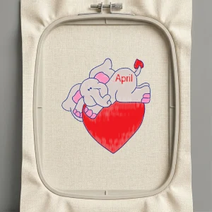 Дизайн машинной вышивки. Любовь (Размер 92x98мм). Форматы: DST PES JEF VP3 EXP XXX . Стежков: 12699