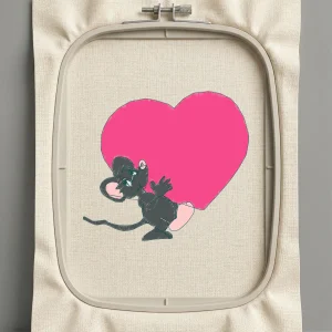 Дизайн машинной вышивки. Любовь (Размер 119x107мм). Форматы: DST PES JEF VP3 EXP XXX . Стежков: 16153