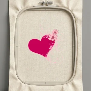 Дизайн машинной вышивки. Любовь (Размер 112x128мм). Форматы: DST PES JEF VP3 EXP XXX . Стежков: 11896