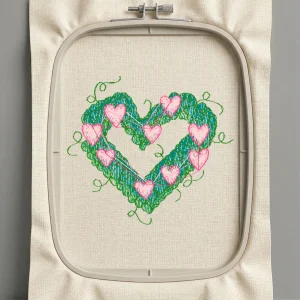 Дизайн машинной вышивки. Любовь (Размер 46x41мм). Форматы: DST PES JEF VP3 EXP XXX . Стежков: 4247
