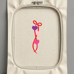 Дизайн машинной вышивки. Любовь (Размер 49x161мм). Форматы: DST PES JEF VP3 EXP XXX . Стежков: 5460