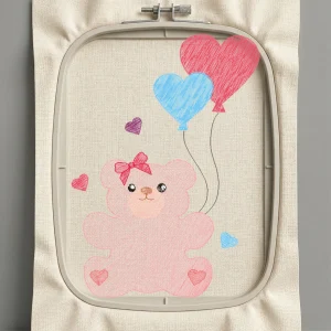 Дизайн машинной вышивки. Любовь (Размер 71x99мм). Форматы: DST PES JEF VP3 EXP XXX . Стежков: 6104