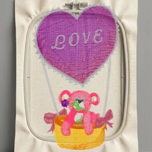 Дизайн машинной вышивки. Любовь (Размер 98x165мм). Форматы: DST PES JEF VP3 EXP XXX . Стежков: 39338