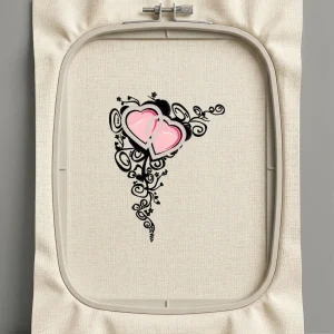 Дизайн машинной вышивки. Любовь (Размер 124x161мм). Форматы: DST PES JEF VP3 EXP XXX . Стежков: 18077