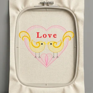 Дизайн машинной вышивки. Любовь (Размер 125x95мм). Форматы: DST PES JEF VP3 EXP XXX . Стежков: 5826