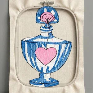 Дизайн машинной вышивки. Любовь (Размер 37x60мм). Форматы: DST PES JEF VP3 EXP XXX . Стежков: 4888