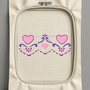 Дизайн машинной вышивки. Любовь (Размер 98x42мм). Форматы: DST PES JEF VP3 EXP XXX . Стежков: 4480