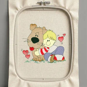 Дизайн машинной вышивки. Любовь (Размер 97x86мм). Форматы: DST PES JEF VP3 EXP XXX . Стежков: 9782