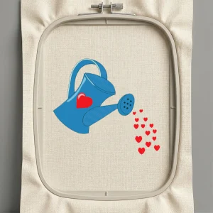 Дизайн машинной вышивки. Любовь (Размер 193x174мм). Форматы: DST PES JEF VP3 EXP XXX . Стежков: 19173