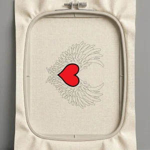 Дизайн машинной вышивки. Любовь (Размер 152x179мм). Форматы: DST PES JEF VP3 EXP XXX . Стежков: 17036