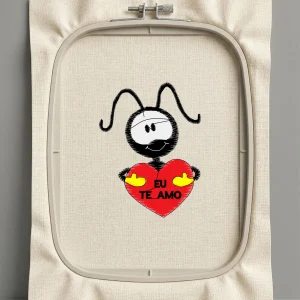 Дизайн машинной вышивки. Любовь (Размер 68x90мм). Форматы: DST PES JEF VP3 EXP XXX . Стежков: 5121