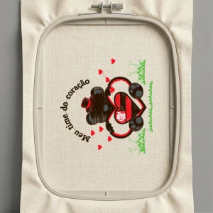 Дизайн машинной вышивки. Любовь (Размер 120x124мм). Форматы: DST PES JEF VP3 EXP XXX . Стежков: 19822