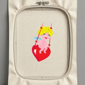 Дизайн машинной вышивки. Любовь (Размер 100x179мм). Форматы: DST PES JEF VP3 EXP XXX . Стежков: 22541