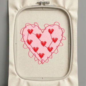 Дизайн машинной вышивки. Любовь (Размер 28x26мм). Форматы: DST PES JEF VP3 EXP XXX . Стежков: 1564