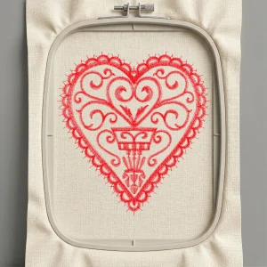 Дизайн машинной вышивки. Любовь (Размер 91x98мм). Форматы: DST PES JEF VP3 EXP XXX . Стежков: 9691