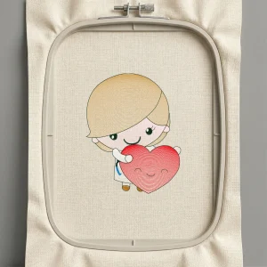 Дизайн машинной вышивки. Любовь (Размер 78x100мм). Форматы: DST PES JEF VP3 EXP XXX . Стежков: 6459