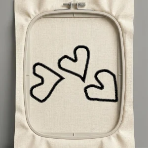 Дизайн машинной вышивки. Любовь (Размер 85x55мм). Форматы: DST PES JEF VP3 EXP XXX . Стежков: 1902