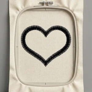 Дизайн машинной вышивки. Любовь (Размер 29x24мм). Форматы: DST PES JEF VP3 EXP XXX . Стежков: 369