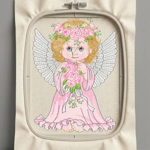 Дизайн машинной вышивки. Роза (Размер 73x98мм). Форматы: DST PES JEF VP3 EXP XXX . Стежков: 21457