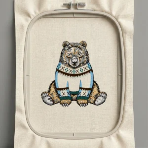 Дизайн машинной вышивки. Животные (Размер 145x146мм). Форматы: DST PES JEF VP3 EXP XXX . Стежков: 28556