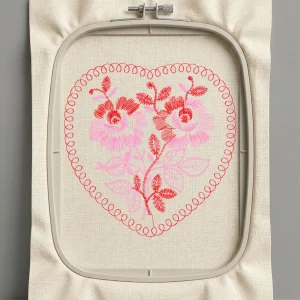 Дизайн машинной вышивки. Любовь (Размер 84x85мм). Форматы: DST PES JEF VP3 EXP XXX . Стежков: 6323