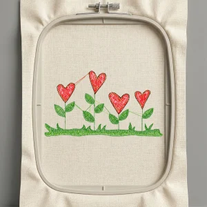 Дизайн машинной вышивки. Любовь (Размер 74x41мм). Форматы: DST PES JEF VP3 EXP XXX . Стежков: 3631