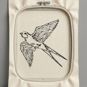 Дизайн машинной вышивки. Птицы (Размер 45x45мм). Форматы: DST PES JEF VP3 EXP XXX . Стежков: 1578