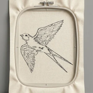 Дизайн машинной вышивки. Птицы (Размер 80x80мм). Форматы: DST PES JEF VP3 EXP XXX . Стежков: 2262