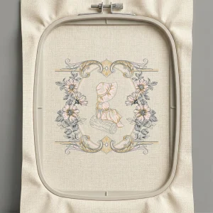 Дизайн машинной вышивки. Роза (Размер 195x181мм). Форматы: DST PES JEF VP3 EXP XXX . Стежков: 46550