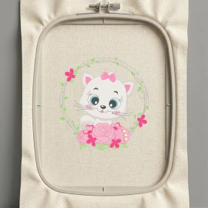 Дизайн машинной вышивки. Роза (Размер 135x140мм). Форматы: DST PES JEF VP3 EXP XXX . Стежков: 17286