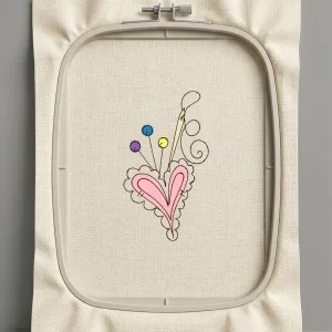 Дизайн машинной вышивки. Любовь (Размер 44x77мм). Форматы: DST PES JEF VP3 EXP XXX . Стежков: 2713