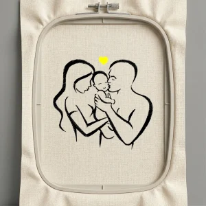 Дизайн машинной вышивки. Любовь (Размер 100x93мм). Форматы: DST PES JEF VP3 EXP XXX . Стежков: 6395