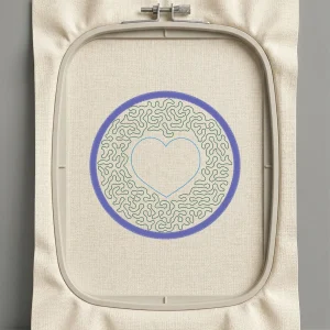 Дизайн машинной вышивки. Любовь (Размер 99x98мм). Форматы: DST PES JEF VP3 EXP XXX . Стежков: 5498