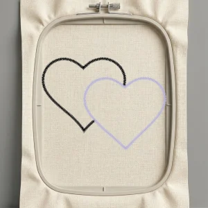 Дизайн машинной вышивки. Любовь (Размер 93x70мм). Форматы: DST PES JEF VP3 EXP XXX . Стежков: 1096