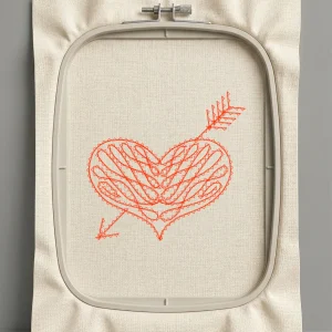 Дизайн машинной вышивки. Любовь (Размер 97x91мм). Форматы: DST PES JEF VP3 EXP XXX . Стежков: 3268