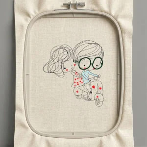 Дизайн машинной вышивки. Любовь (Размер 121x132мм). Форматы: DST PES JEF VP3 EXP XXX . Стежков: 5598