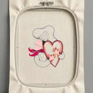 Дизайн машинной вышивки. Любовь (Размер 124x143мм). Форматы: DST PES JEF VP3 EXP XXX . Стежков: 17667