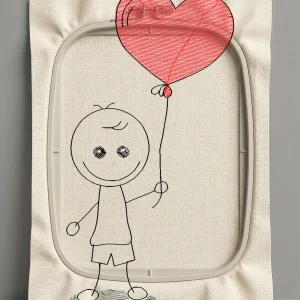 Дизайн машинной вышивки. Любовь (Размер 51x99мм). Форматы: DST PES JEF VP3 EXP XXX . Стежков: 2906