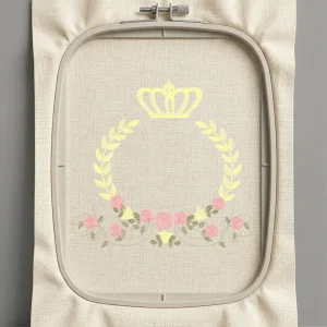 Дизайн машинной вышивки. Роза (Размер 145x128мм). Форматы: DST PES JEF VP3 EXP XXX . Стежков: 14352