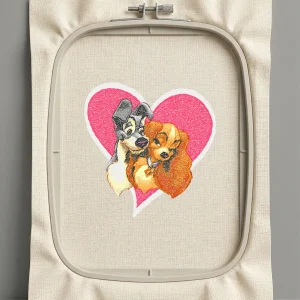 Дизайн машинной вышивки. Любовь (Размер 188x193мм). Форматы: DST PES JEF VP3 EXP XXX . Стежков: 56495