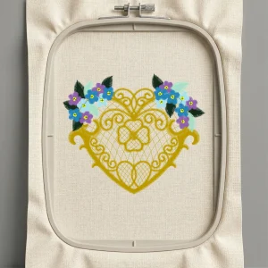 Дизайн машинной вышивки. Любовь (Размер 125x106мм). Форматы: DST PES JEF VP3 EXP XXX . Стежков: 15114