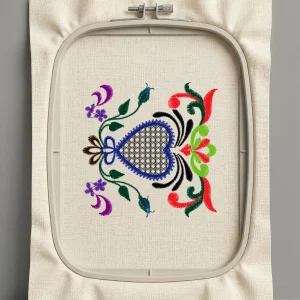 Дизайн машинной вышивки. Любовь (Размер 88x88мм). Форматы: DST PES JEF VP3 EXP XXX . Стежков: 8513