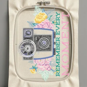 Дизайн машинной вышивки. Роза (Размер 122x184мм). Форматы: DST PES JEF VP3 EXP XXX . Стежков: 46809