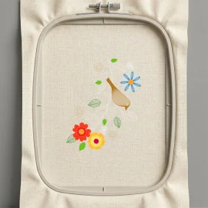 Дизайн машинной вышивки. Роза (Размер 160x199мм). Форматы: DST PES JEF VP3 EXP XXX . Стежков: 13196