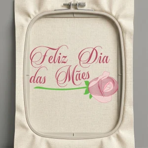 Дизайн машинной вышивки. Роза (Размер 200x130мм). Форматы: DST PES JEF VP3 EXP XXX . Стежков: 16654