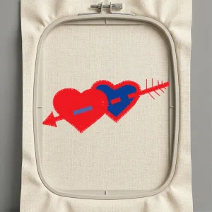 Дизайн машинной вышивки. Любовь (Размер 56x24мм). Форматы: DST PES JEF VP3 EXP XXX . Стежков: 2148