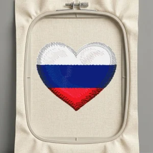 Дизайн машинной вышивки. Любовь (Размер 75x65мм). Форматы: DST PES JEF VP3 EXP XXX . Стежков: 7071