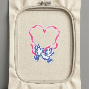 Дизайн машинной вышивки. Любовь (Размер 133x170мм). Форматы: DST PES JEF VP3 EXP XXX . Стежков: 21714